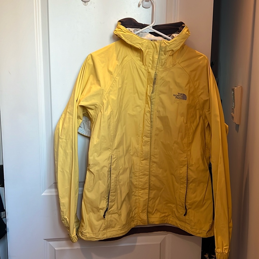 The North Face windbreaker - canary yellow